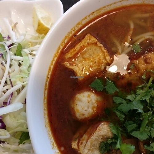 lemongrass spicy soup  at Huong Viet in Footscray