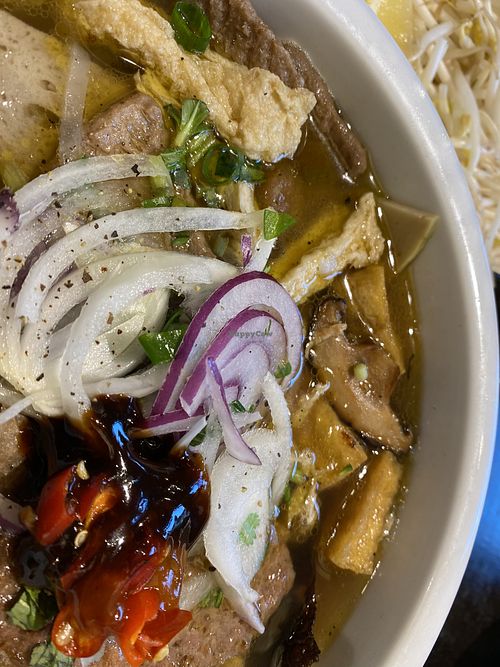 Noodle soup (forget which one)  at Huong Viet in Footscray