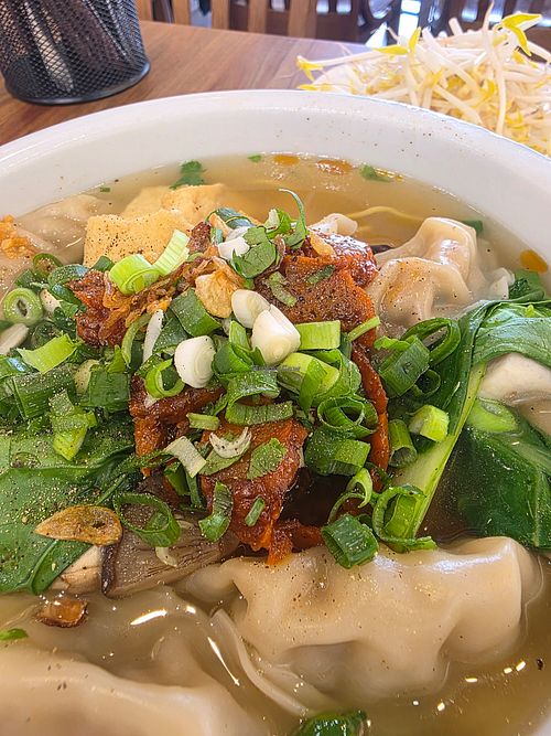 Dumpling soup at Huong Viet in Footscray