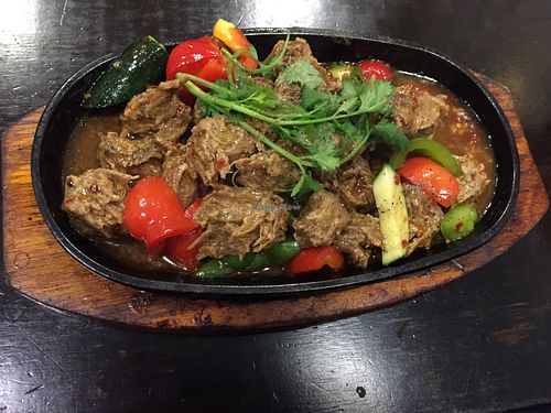 Vegan goat at Huong Viet in Footscray