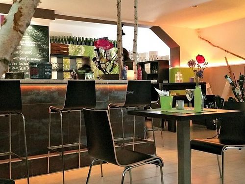 There is no outdoor seating, but indoors it´s nice too! at Marsim Bistrobarante in Mallorca