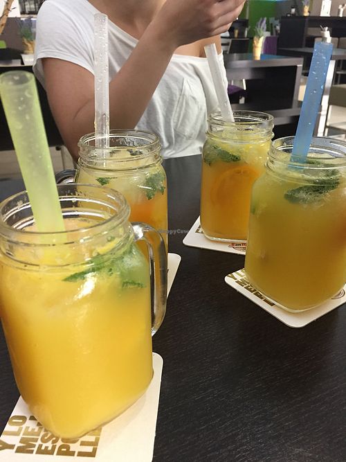 homemade lemonade at Marsim Bistrobarante in Mallorca