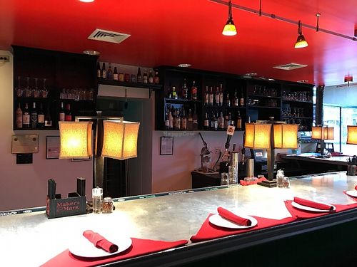 bar at Pistarro in Frederick