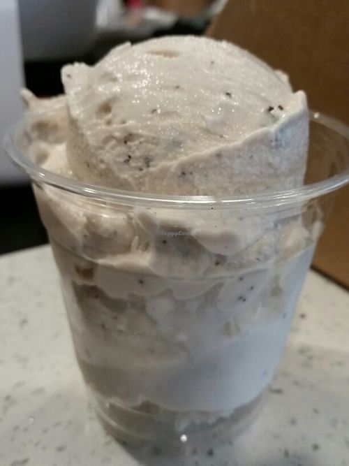 two scoops, Coco and mint at Hug Life in Garden Grove