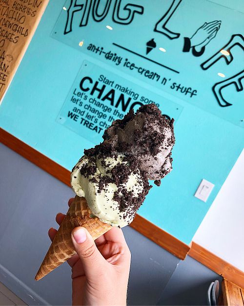 Honey dew dew child and roasted black sesame  at Hug Life in Garden Grove