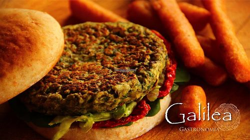 Vegan burger by Galilea at Galilea in Buenos Aires