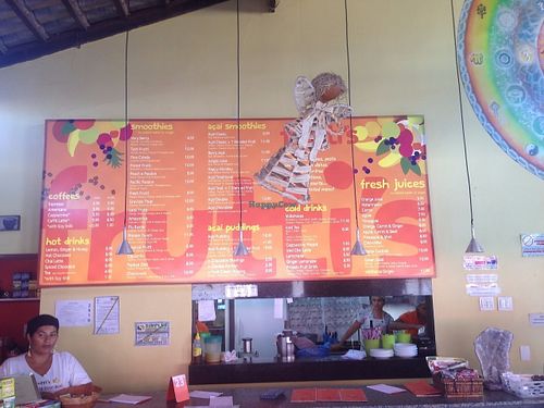 entrance at Frutti's in Abadiania