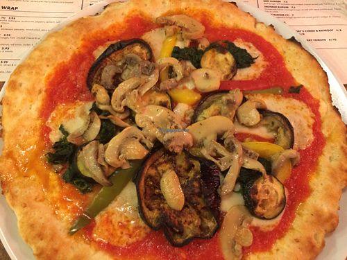 Crust Vegan Gluten Free Rustica Pizza at Crust  in Liverpool