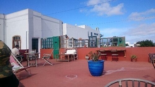 Lovely sun terrace  at Pura Vida Art Cafe in Lanzarote