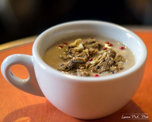 Brunch on sunday: delicious soup of the day at Café Vert in Lyon