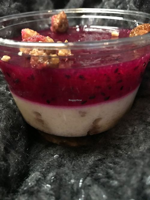 Pink dragon cheesecake at Pure Ktchn in New York City