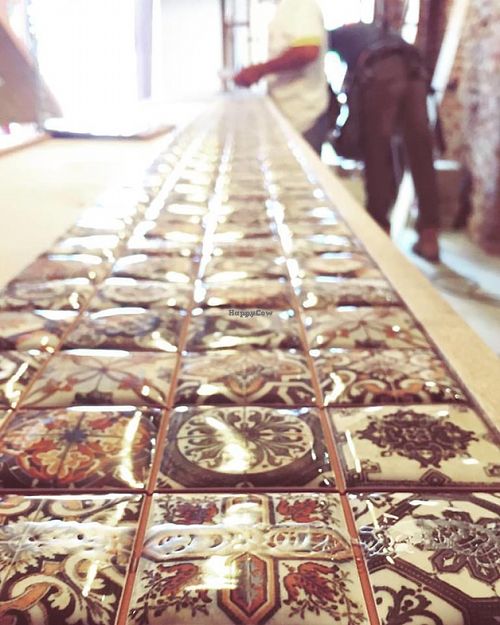 Laying the tiles. Getting ready. From the 20th of November 2016 you can come join our wonder tribe and dive into the joys of eating a healthy and colorful food in Penang. at Wholey Wonder in Penang