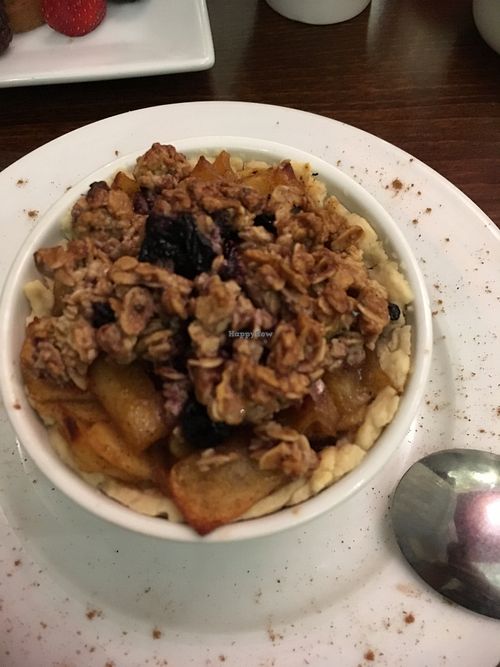 Apple pie at Plant Food Supper Club in Idyllwild
