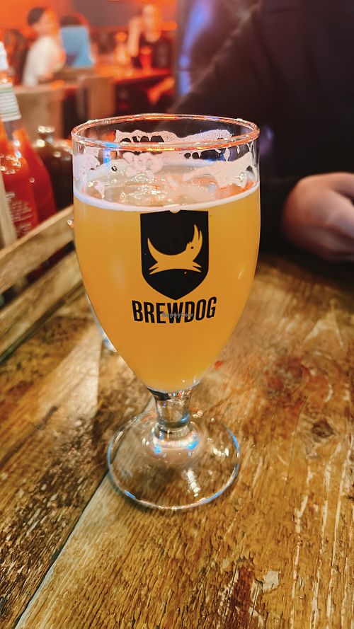 guanabana sour  at BrewDog in Aberdeen