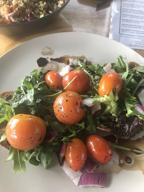 Bruschetta without feta  at Trader & Co in Yass
