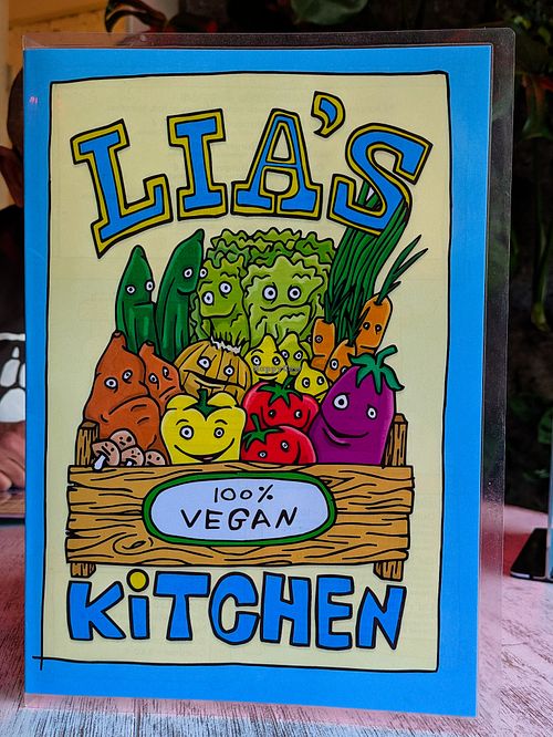 Menu page at Lia's Kitchen at Lia's Kitchen in Berlin