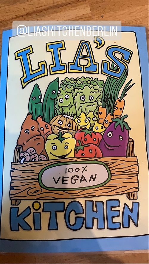 Menu at Lia's Kitchen in Berlin