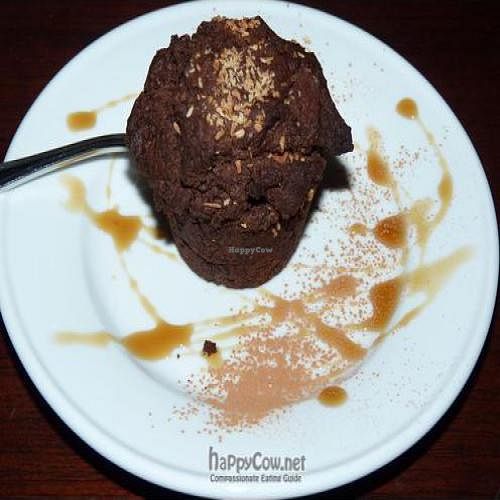 Carob muffin. at Cafe Eight in Tokyo