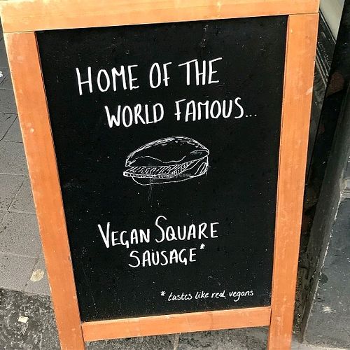 square sausage at Rose and Grants in Glasgow