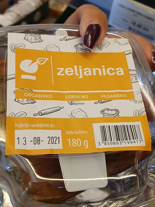 Green salty pie at bio&bio - Morpurgova in Split