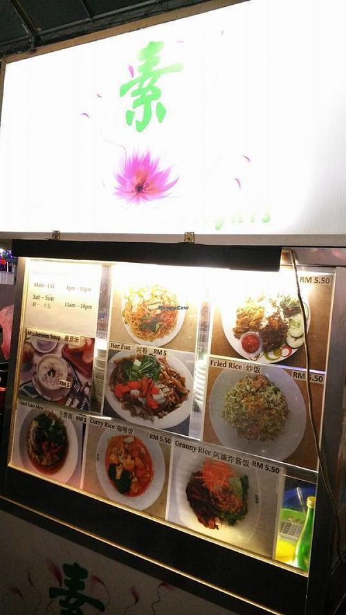 stall at Vegetarian Delights in Penang
