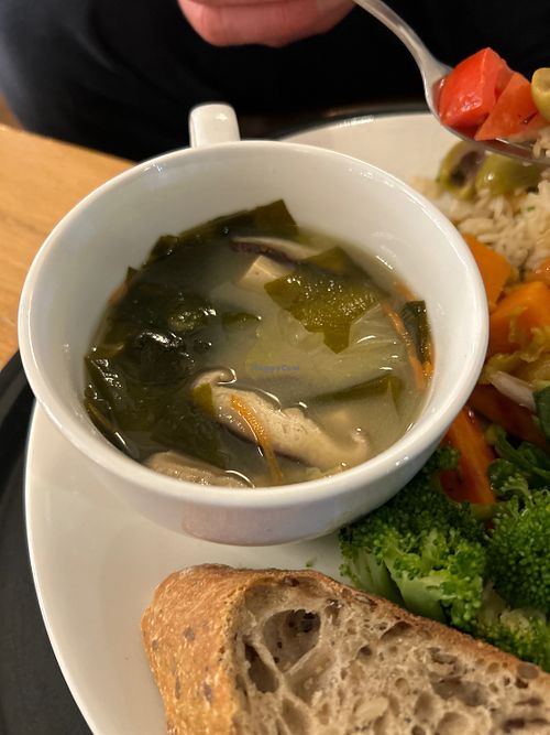 Miso soup   at Spirit in Amsterdam