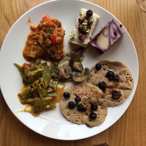 Plate no 2 with a tiny dessert at Spirit in Amsterdam