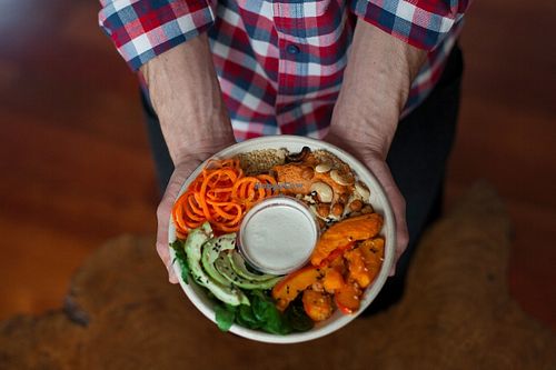 Buddha from Tel-Aviv Bowl at Vegelabb in Warsaw