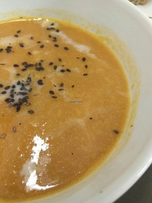 Sopa del menú del día at BioXoco in Barcelona