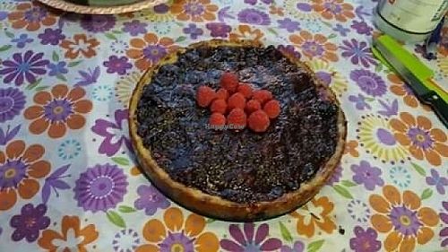 Cheesecake (vegan) at La Ola Verde in Lanzarote