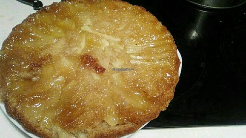 Tarta vegana de manzanas. Sin gluten at La Ola Verde in Lanzarote