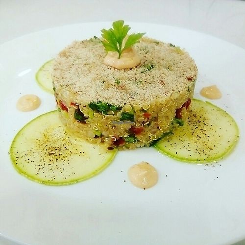 quinoa salad at La Ola Verde in Lanzarote