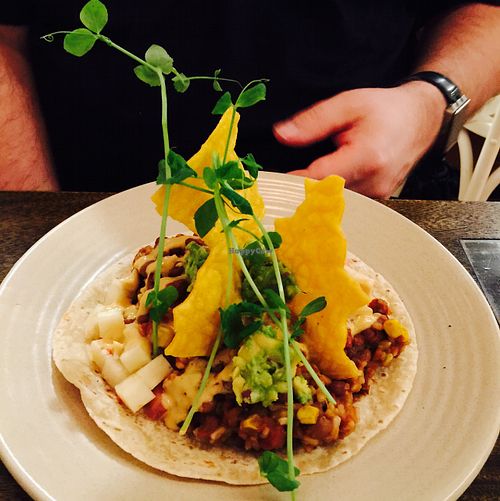 Open burrito at The Beet in Byron Bay