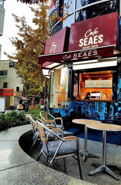 Right next to exit 8 at Cafe Seaes - 카페씨에스 in Seoul