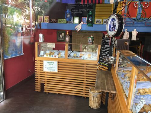 the vegan section  at El Viejo Almacen in Barcelona