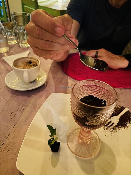 Chocolate Mousse   at Veggitalia in Puerto Vallarta
