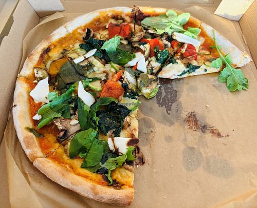 5Terre pizza   at Veggitalia in Puerto Vallarta