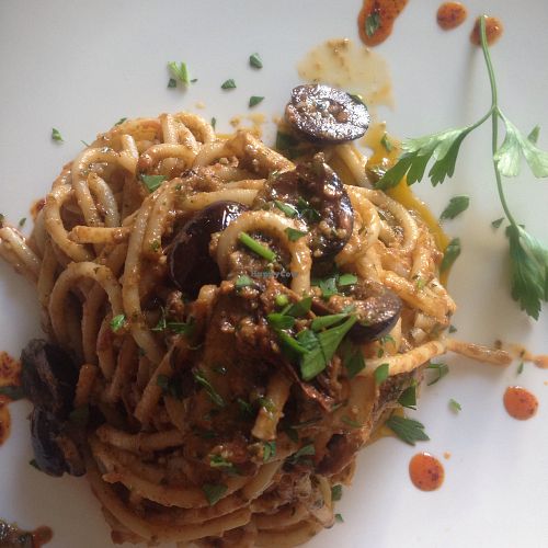 Vegan Carbonata--Best in the World! at Veggitalia in Puerto Vallarta