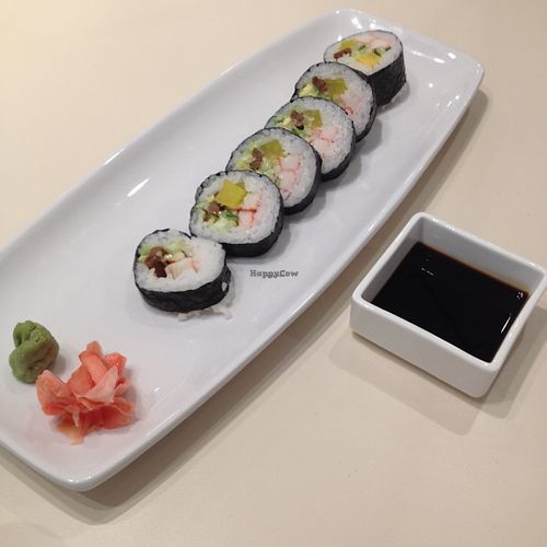 futomaki rolls at VeGreen in Duluth