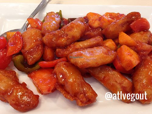sweet and sour chikn at VeGreen in Duluth
