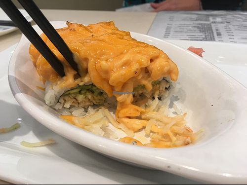 Volcano sushi roll at VeGreen in Duluth