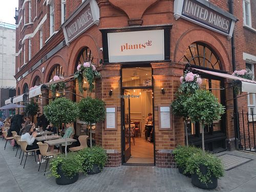 outside at Plants by Deliciously Ella in London