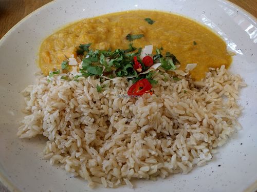 SWEET POTATO, CHICKPEA & PUMPKIN CURRY at Plants by Deliciously Ella in London