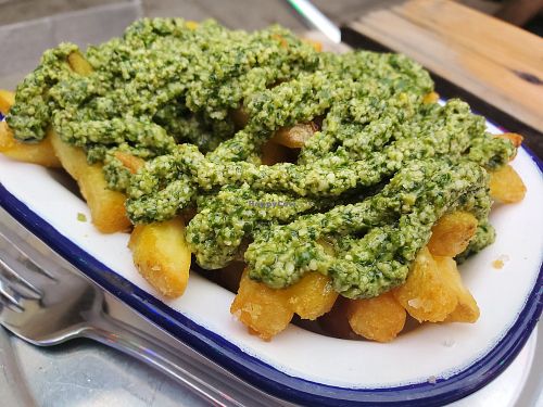 Pesto fries at Picky Wops in South West London