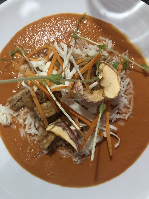Tempeh mafé at La Tecia Vegana in Venice