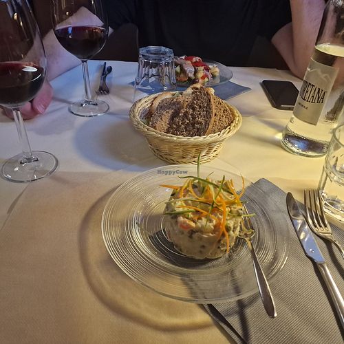 Russian salad at La Tecia Vegana in Venice