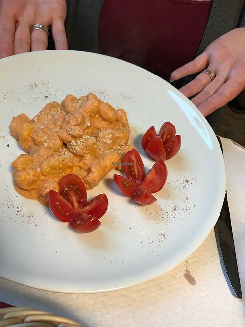 Gnocchi  at La Tecia Vegana in Venice