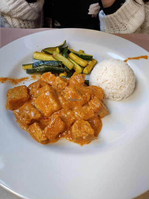 Tempeh at La Tecia Vegana in Venice