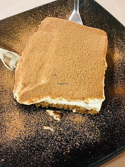 Tiramisu  at La Tecia Vegana in Venice
