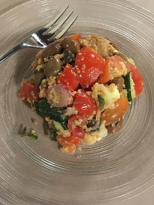Panzanella at La Tecia Vegana in Venice